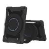 360Rotating Galaxy Tab A7 Lite 8.7 '' Case 2021 Model (SM-T220/T225) Detachable Shoulder Strap Shockproof Dustproof Rainbow Silicone+PC (Galaxy Tab A7 Lite2021, Black) view 1