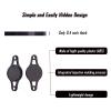 Anmuka Bike Mount Hidden Tracker with Anti-Theft Screws for Airtag Bike Holder Case for Airtag Waterproof Bicycle GPS Tracking Accessories(Black-A) view 2