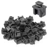 Niooliuk Pack of 30 SFP Silicone Protectors Cap Port Cover Anti Dust 14mmx12mmx17mm Black view 1
