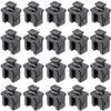 Niooliuk Pack of 30 SFP Silicone Protectors Cap Port Cover Anti Dust 14mmx12mmx17mm Black view 2