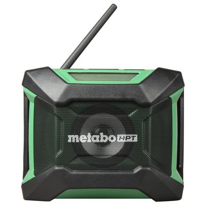 Metabo HPT 18V MultiVolt Cordless Bluetooth Radio, Powerful Sound with 15 Level Equalizer, 18 Hour Runtime, Compact and Lightweight, Bluetooth Connection, Tool Body Only, UR18DAQ4