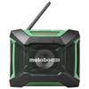 Metabo HPT 18V MultiVolt Cordless Bluetooth Radio, Powerful Sound with 15 Level Equalizer, 18 Hour Runtime, Compact and Lightweight, Bluetooth Connection, Tool Body Only, UR18DAQ4 view 1