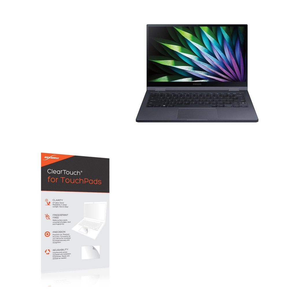 BoxWave Touchpad Protector Compatible with Samsung Galaxy Book Flex 2 Alpha (13.3 inch) - ClearTouch for Touchpad (2-Pack), Pad Protector Shield Cover Film Skin