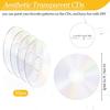 7pcs CD for Decoration Aesthetic Clear CD for Painting CD Wall Decor Transparent CD Painting Independent view 2
