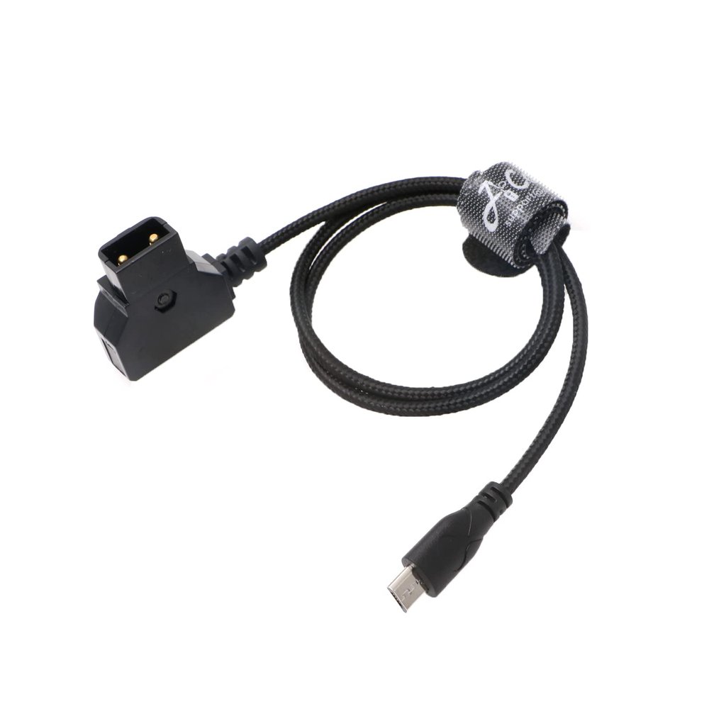 Motor-Power-Cable for Tilta-Nucleus-Nano Micro-USB to D-Tap P-Tap AConnect