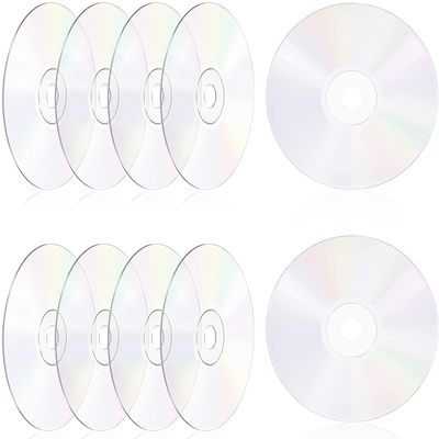 14pcs CD for Decoration Aesthetic Clear CD for Painting CD Wall Decor Transparent CD Painting Independent