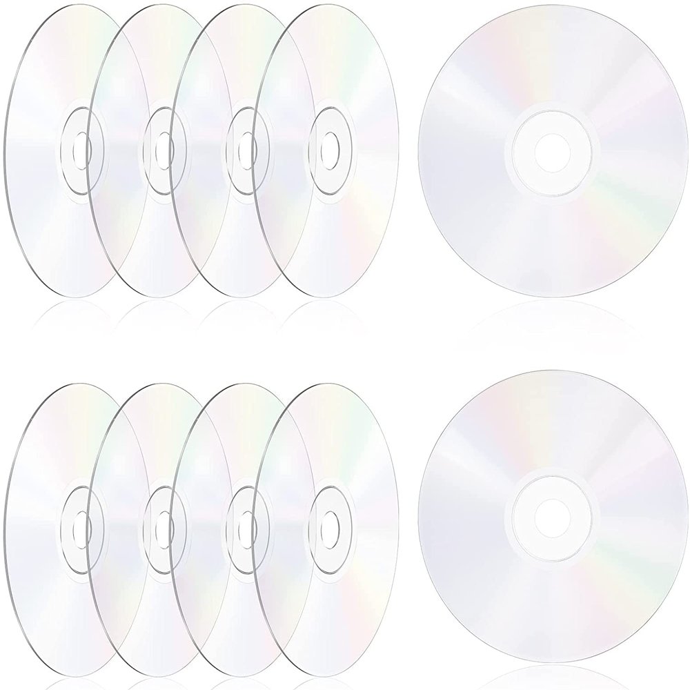 14pcs CD for Decoration Aesthetic Clear CD for Painting CD Wall Decor Transparent CD Painting Independent