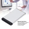 , 40GB/80GB/120GB/250GB/320GB/500GB/1TB/2TB Fast Data Transfer 50-130M/S Portable Ultra Slim HDD with USB 3.0 Port for Desktop, Laptop, Computers (120GB-Silver) view 2