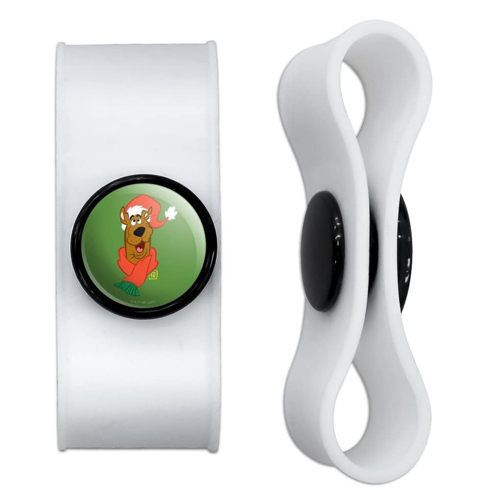 GRAPHICS & MORE A Scooby Christmas Headphone Earbud Cord Wrap - Charging Cable Manager - Wire Organizer Set of 2 - White