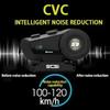 SCSETC S-9 Motorcycle Helmet Bluetooth Headset 6 Riders Intercom, Bluetooth Motorcycle Headset with CVC Noise Cancellation, IP65 Waterproof/Handsfree/Voice Control view 4
