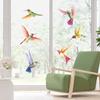 BASHOM DS2-4002 Hummingbirds Wall Stickers Decals Kids Peel and Stick Removable for Nursery Bedroom Living Room Art murals Decorations Vinyl Spring Flying view 2