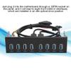 USB3.0 8-Port Optical Drive Front Panel,19Pin 8-Port Hub Optical Drive Expansion Pc Computer Front Panel Adapter,5.25 Inch Optical Drive Box Provided of view 3
