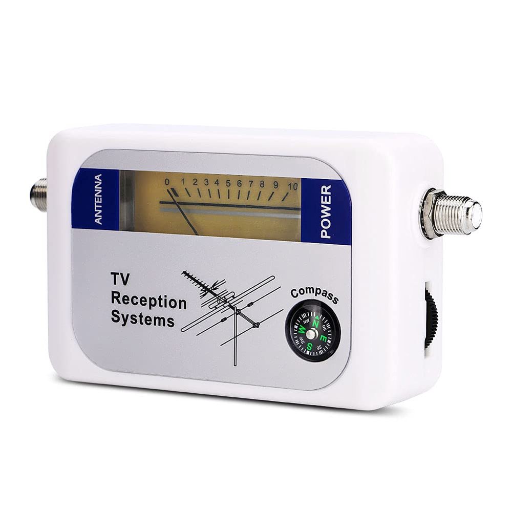Digital TV Star Finder,Mini Finder Digital Antenna Terrestrial TV Antenna Strength Meter Detector Receiver,Suitable for Remote Satellite Antenna