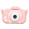 Mini Kids Digital Camera, 1920x1080px Cute Cat Design Toy Camera with Photo, Video/ Big Head Photo Model/ MP3 Function/ Built In 5 Puzzle Games/ Filter, Birthday, Christmas( view 1