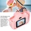 Mini Kids Digital Camera, 1920x1080px Cute Cat Design Toy Camera with Photo, Video/ Big Head Photo Model/ MP3 Function/ Built In 5 Puzzle Games/ Filter, Birthday, Christmas( view 2