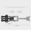 Pkfinrd 10kg Adjustable 14-32 Inch Tv Wall Mount Bracket Flat Panel Tv Frame Support 20 Degrees Tilt with Small Wrench for Led Monitor (Color : B) view 3