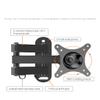 Pkfinrd 10kg Adjustable 14-32 Inch Tv Wall Mount Bracket Flat Panel Tv Frame Support 20 Degrees Tilt with Small Wrench for Led Monitor (Color : B) view 4