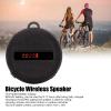 Bike Speaker with Time Speed Battery Display Riding Mode, Bluetooth 5.0 IP65 Speakers with AUX Port/Memory Card Slot for Riding, Camping, Showering view 2