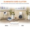 Decorative Speaker Hanger Stand Stable Plug in Home Bracket Holder No Mess Wires Space Saving Wall Mount Socket Dot (Color : A) view 2