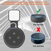 Decorative Speaker Hanger Stand Stable Plug in Home Bracket Holder No Mess Wires Space Saving Wall Mount Socket Dot (Color : A) view 3