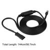 Yuecoom Auxiliary Input Adapters 3 Pin 144cm AUX Cable Adapter for E39 E46 E53 X5 16:9 CD Player Navigation Plastic view 4