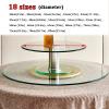 KDLKCT6 Glass Table Top Tempered Kitchen Dining Table Top Glass Round Replacement Protector Cover 16 18 20 22 24 30 Inch, Clear Plate Glass, Thick 1/3", Easy to Install, Impact Resistance view 3