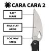 Spyderco BY03PBKWC2 Cara Cara 2 Wharncliffe view 3