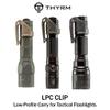 Thyrm Low Profile Carry Clip for Flashlight (LPC Clip, fits Many 1" Diameter Lights, Black) for Pocket or MOLLE Retention, Made in USA view 4