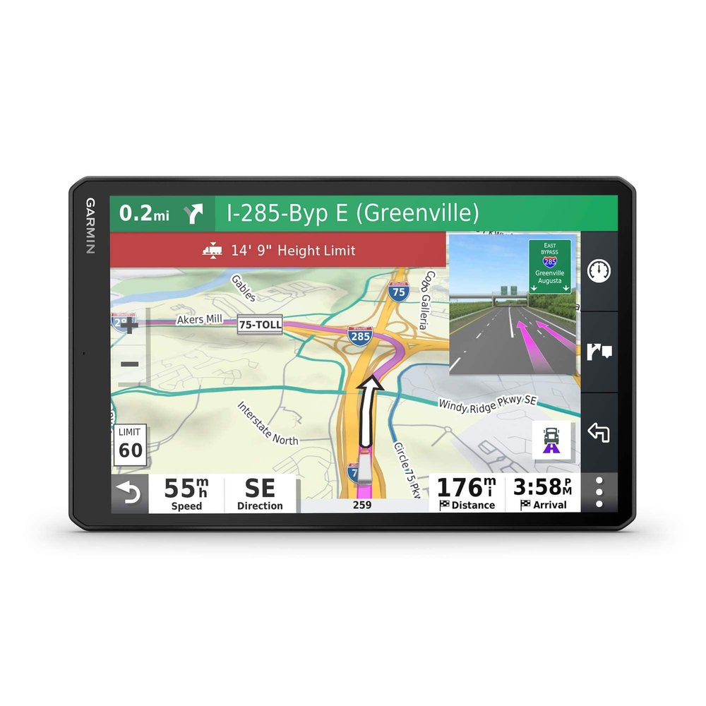 Garmin dzl OTR1000 (Renewed), 10-inch GPS Truck Navigator, Easy-to-read Touchscreen Display, Custom Truck Routing and Load-to-dock Guidance