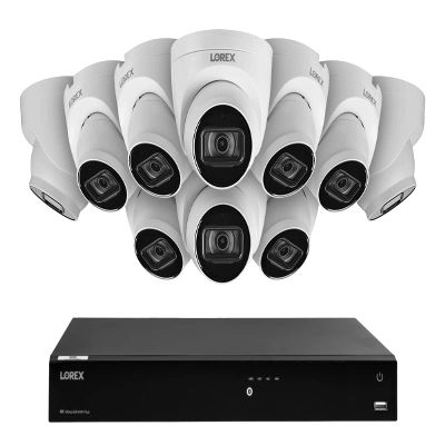 16-Channel Fusion NVR System with 4K (8MP) IP Dome Cameras with Listen-In Audio 10
