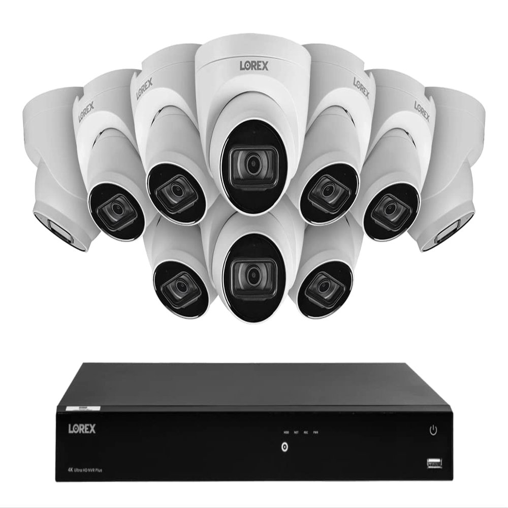 16-Channel Fusion NVR System with 4K (8MP) IP Dome Cameras with Listen-In Audio 10