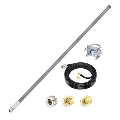 Bingfu 43.3inch 8dBi 915MHz Helium HNT Lora Antenna - 10ft ALSR240 Low Loss Cable - Compatible with Nebra Bobcat 300 Cal-Chip RAK V2 Syncrobit SenseCAP M1 Helium HNT Miner Hotspot LoraWan Gateway