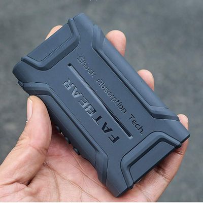 Fat Bear for Sony A55 Case,Anti-Skid Anti-Knock Shockproof Armor Full Protective Skin Case Cover for Sony Walkman NW-A55HN A56HN A57HN A50 A55 A56 A57 (Gray case with Tempered Glass)