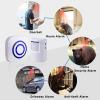 Motion Sensor Alarm - Seanme Wireless Driveway Alarm 100m Long Distance Signal Transmission, Home Security Alarm System Motion Sensor Doorbell with 38 Chime Tunes (1 reciver and 2 Sensor) view 4