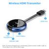 TIMBOOTECH HDMI Wireless Transmitter 165FT Blue - 1 Receiver Can be Paired with 8 Transmitters - Switch by One Click - Also Compatible with Other Brands Wireless HDMI Receiver view 2