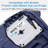11 Pack, White + 1 Clear + 8 Color Compatible with Brother P Touch Label Maker Tape 12mm 0.47 M Tape M-K231 M-K231S M231 MK231 M-231 for Brother PTouch PTM95 PT-65 PT-70 PT-70bm PT-45 More view 2
