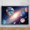 10x8FT Universe Outer Space Theme Backdrop Solar System Universe Galaxy Photography Background Milky Way Science Fiction Photo Studio Props for Children Happy Birthday Party Decor Banner view 4