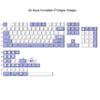 137 Keys Rabbit Cherry Profile Purple White PBT Dye Sub Japanese Keycaps for MX Mechanical Keyboard GMMK Filco 104 TKL GK61 KBD75 96 GK64 68 (137 Key Rabbits) view 2