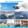 ZOSI 8CH 4K Spotlight Home PoE Security Camera System,8 Ports 16CH 8MP NVR with 2TB HDD,4 x 5MP Outdoor PoE IP Cameras,Person Vehicle Detection,2-Way Audio,Night Vision,Sound Alarm,for 24-7 Recording view 3