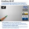 Elite Screens Aeon CineGrey 4D Acoustically Transparent, 110" Diag. 16:9, 4K/8K Ceiling Ambient Light Rejecting (CLR/ALR) Fixed Frame Edge Free Sound Transparent Projector Screen, AR110H-ATD4 view 2