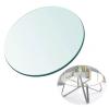 KDLKCT6 Tempered Glass Table Top,Strong Hardness,Protect The Desktop,Plate Glass,Round Glass Top 15in17in20in21in25in27in28in,Thickness: 9mm, Polished Edge (Color : Clear, Size : 48CM(18.8IN)) view 1