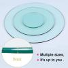 KDLKCT6 Tempered Glass Table Top,Strong Hardness,Protect The Desktop,Plate Glass,Round Glass Top 15in17in20in21in25in27in28in,Thickness: 9mm, Polished Edge (Color : Clear, Size : 58CM (23IN)) view 4