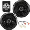 KICKER Dash 6.5 Speakers Kit for Jeep Wrangler/JK 2007-2018 Upgrade Kit - Pair of DS Series 6 1/2 Inch Coaxial Speakers with Harnesses - DSC650, 43DSC6504 view 1