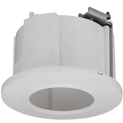 HANWHA TECHWIN SHD-1408FW in-Ceiling Flush Mount for Dome Camera, Bracket, White.