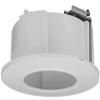 HANWHA TECHWIN SHD-1408FW in-Ceiling Flush Mount for Dome Camera, Bracket, White. view 1