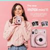 Fujifilm Instax Mini 11 Instant Camera Sky Blue + Fuji Film Value Pack (40 Sheets) + Shutter Accessories Bundle, Incl. Compatible Carrying Case, Quicksand Beads Photo Album 64 Pockets view 4