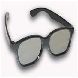 3D Glasses Folding Polarized Buddy Holly Style - Linear