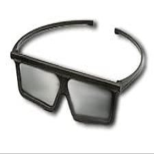 3D Polarized Rigid Frame Theme Park Glasses - Linear