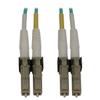 Tripp Lite Switchable Fiber Cable, 400G Duplex Multimode 50/125 OM3 (LC Duplex-PC/LC Duplex-PC), Round LSZH Jacket, Aqua, 6 Meters / 19.7 Feet, Lifetime Limited Manufacturer's Warranty (N820X-06M) view 1
