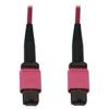 Tripp Lite Multimode Fiber Patch Cable, 50/125 OM4 MPO to MPO (F/F), 12 Fiber, Magenta, LSZH Jacket, 15 Meters / 49.2 Feet, Lifetime Limited Manufacturer's Warranty (N845B-15M-12-MG) view 1